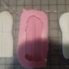 Similarly, I created a tongue using Sculpy, created a silicone mold, and created a foam casting.