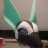 Ears attached to the head. They've got some droop to them, which I was not fond of. Looks great for a bat though, so I kept the pattern.